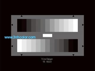 Sineimage YE0223 HDTV Gray Scale Test Chart 